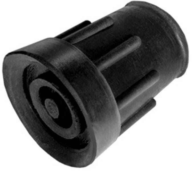 Comforthulpmiddelen Kruk- en stokdoppen - 21 mm zwart