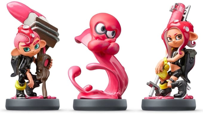 Amiibo - Octoling Girl, Octoling Boy, Octoling Octopus - Splatoon - Nintendo Switch
