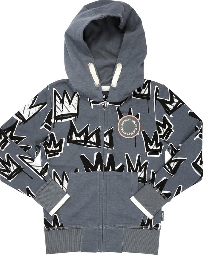 Vinrose Vest Jace - Vest - Capuchon - Grijs - Jongens - Maat: 146/152