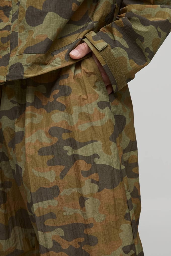 Extreme Parachute Camo Ripstop Trouser | Green | Size Medium
