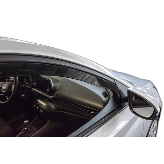 Déflecteurs d'air - HEKO - Hyundai i20 (depuis 2020) - 4 pièces - Teinté fumé - Acrylique résistant UV