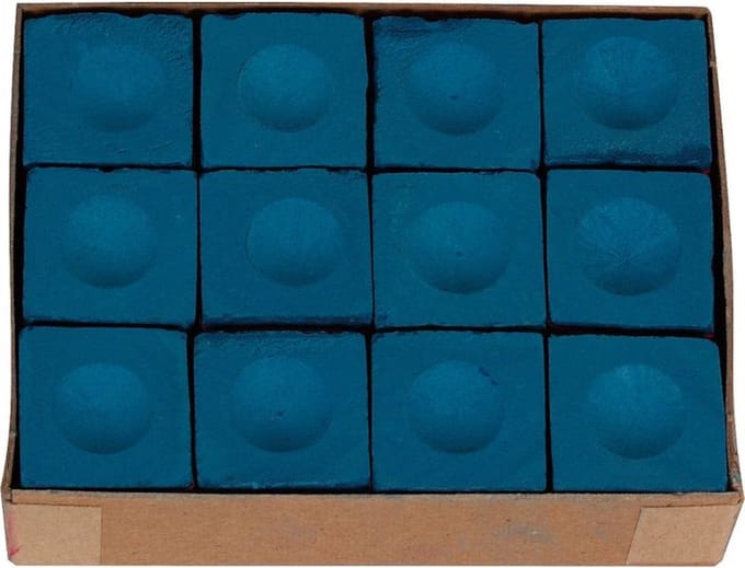 Tungho triancle chalk 12 tips blue