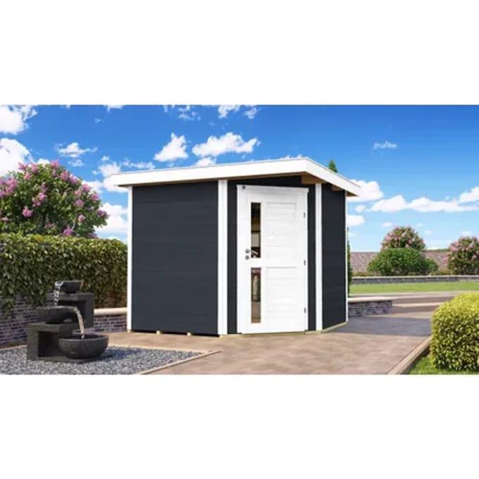 Weka Tuinhuis 229 A - Antraciet - 239x235cm