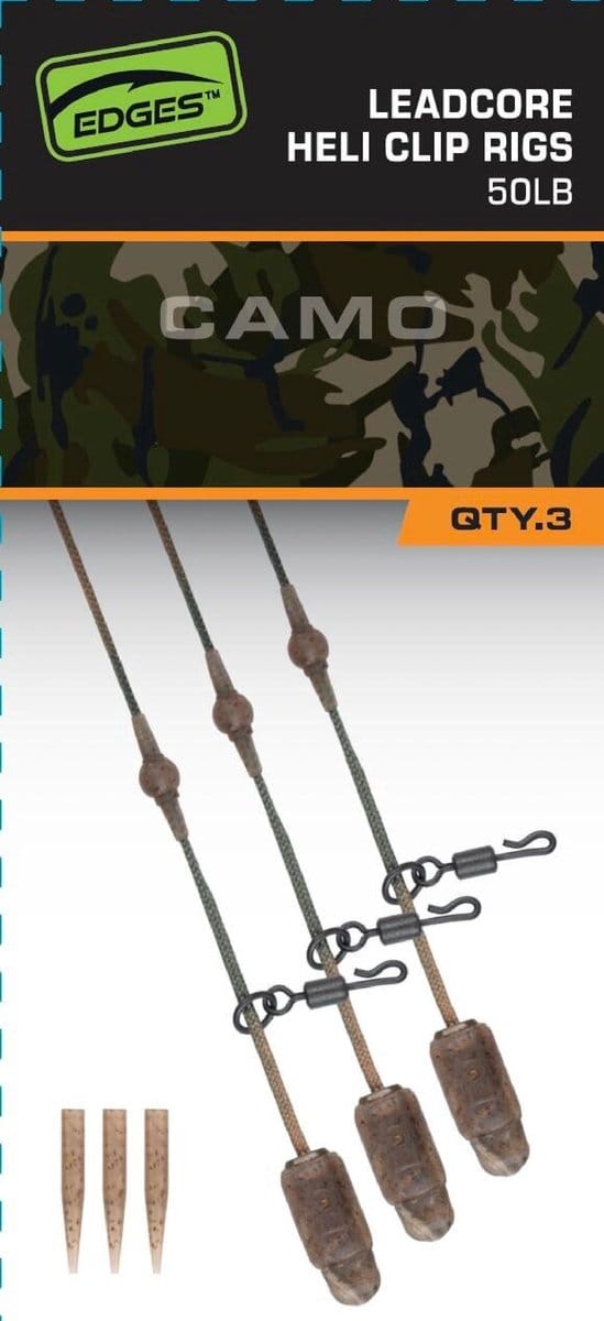 Camo Heli-Clip Rigs Submerge Fox