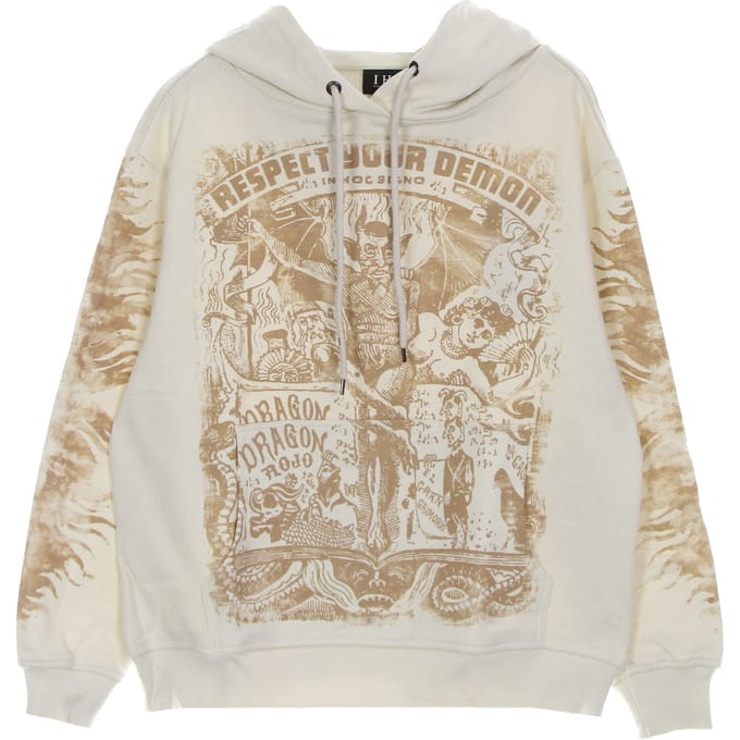 Mannen Hoodie Respect uw demon Hoodie natuurlijk