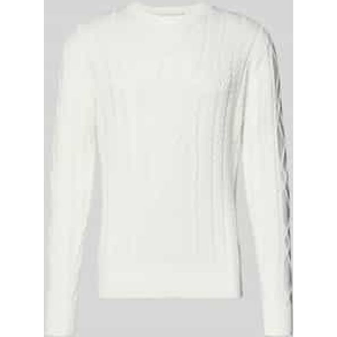 Gebreide pullover van mix van katoen en modal