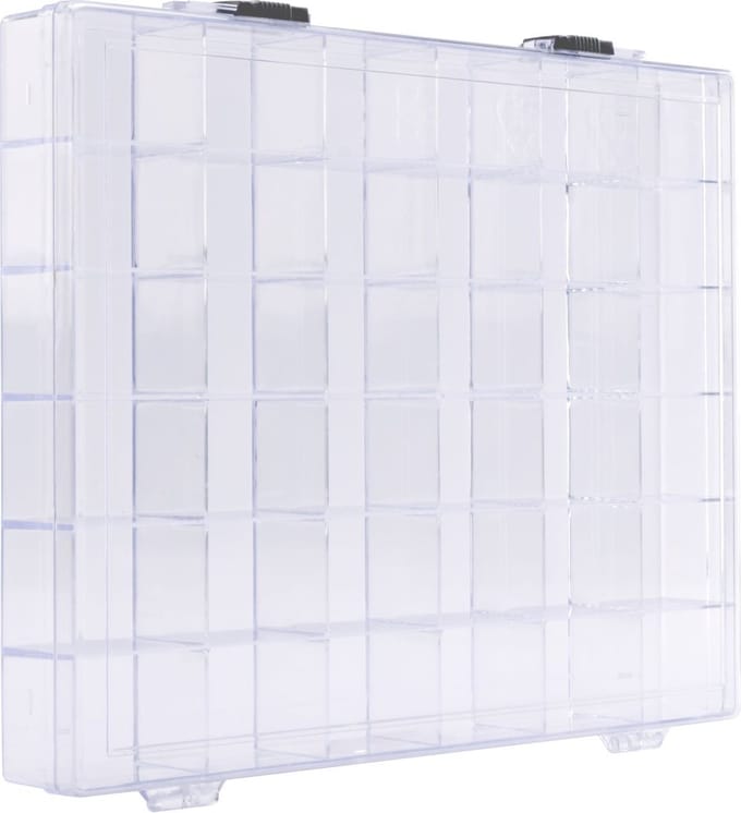 Vaessen Creative Opbergbox – 24,7 x 19,2 x 2,9 cm – 36 Vakjes