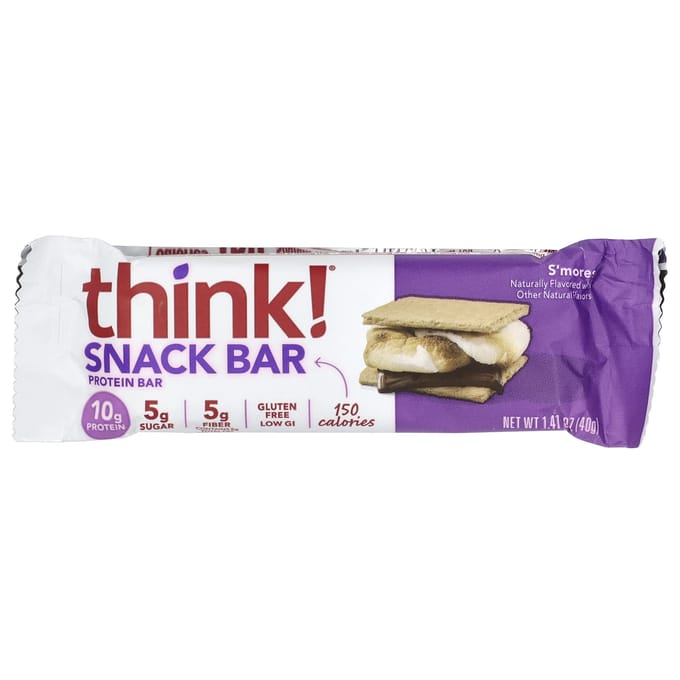 Denken!, Protein+ 150 Calorie Reep, Smore's, 5 repen, 40 g (1.41 oz) elk
