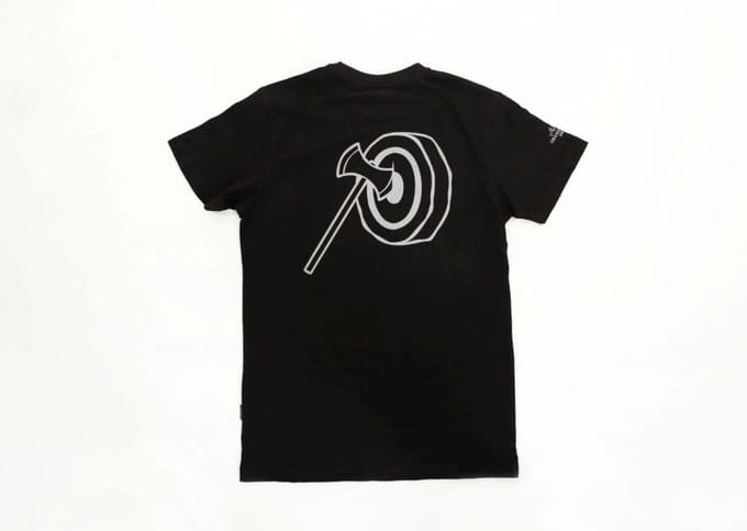Gränsfors t-shirt bijlgooien zwart - m