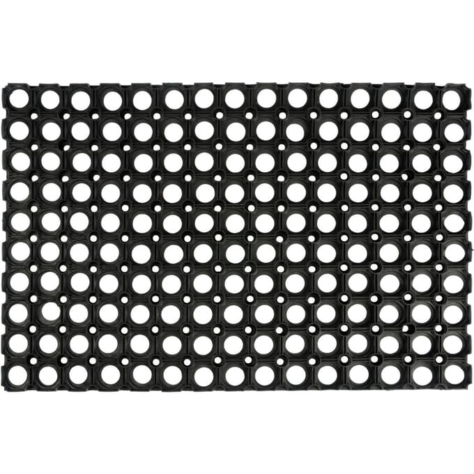 Galicja Bruno Serie - Buiten Rubber Deurmat - 40x60cm - Zwart