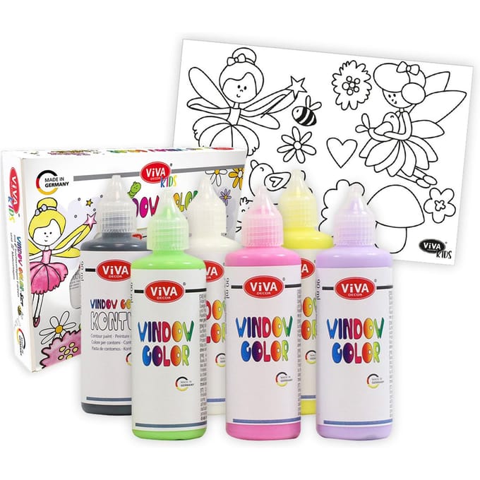 Glasverf - set fairy magic - Viva Windowcolor - 90ml