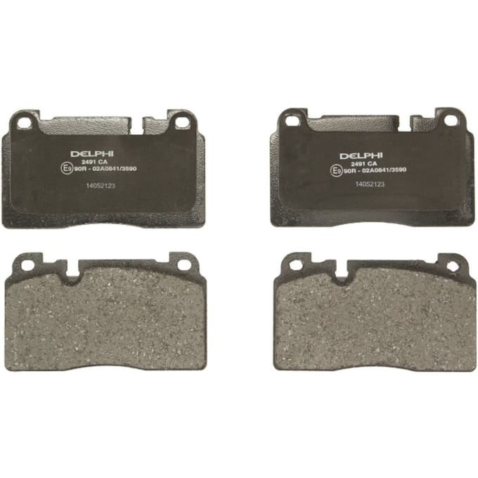 Remblokset DELPHI LP2491, voor