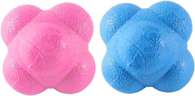 Ronte - Reactieballen voor Hand-Oogcoördinatie en Agility Training - Set van 2 - Roze en Blauw