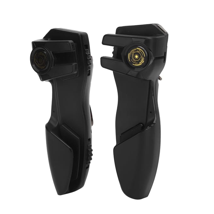 Manette de jeu mobile avec bouton de tir à 6 doigts et manette auxiliaire black