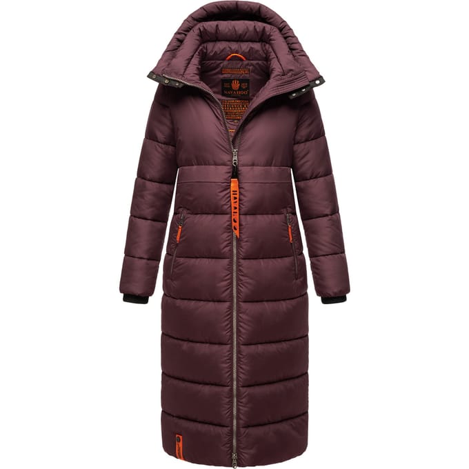 Navahoo dames gewatteerde wintermantel Kristallblume – Warm & Trendy
