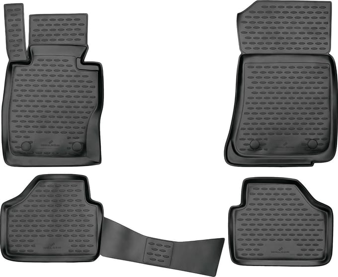 Walser Rubberen Voetmatten XTR geschikt voor BMW X1 (E84) 2009 - 2015