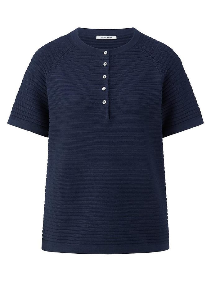 Trui ronde hals Van Peter Hahn blauw