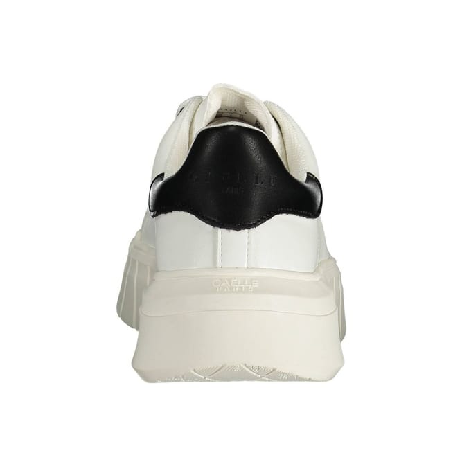 Gaelle Parijs Witte Polyurethaan Dames Sneakers