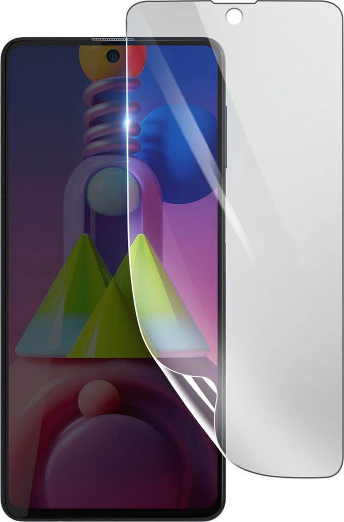 3mk, Geschikt voor Samsung Galaxy M51, Schokbestendige Hydrogel Screenprotector, Transparant
