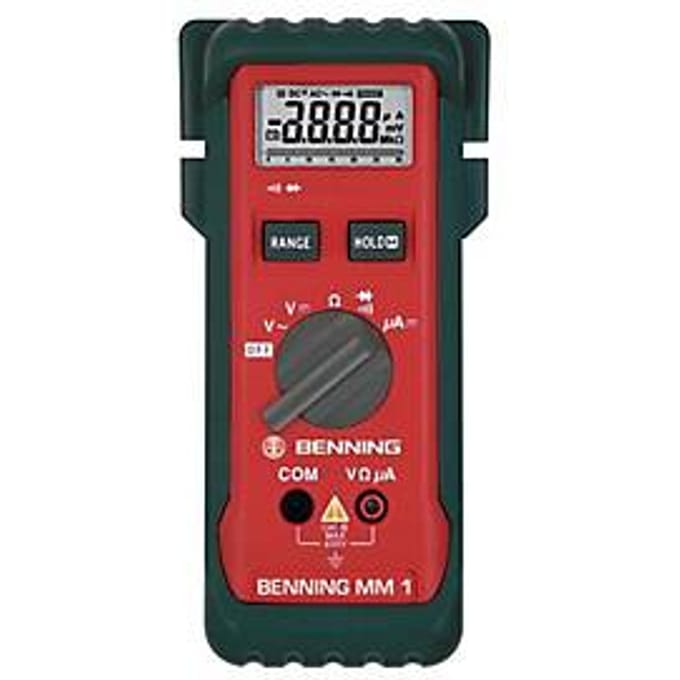 Multimeter MM 1 0,1 mV-600 V AC,0,1 mV-600 V DC RMS BENNING