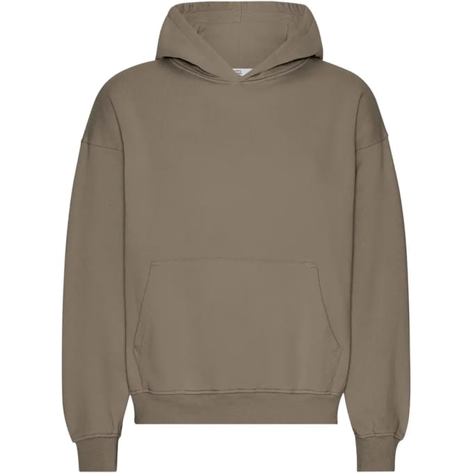 Oversized sweatshirt met capuchon Colorful Standard Organic Cedar Brown