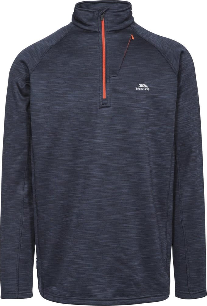 Trespass fleecejas/fleecepullover Collins - Herenfleece At200 Navy Marl