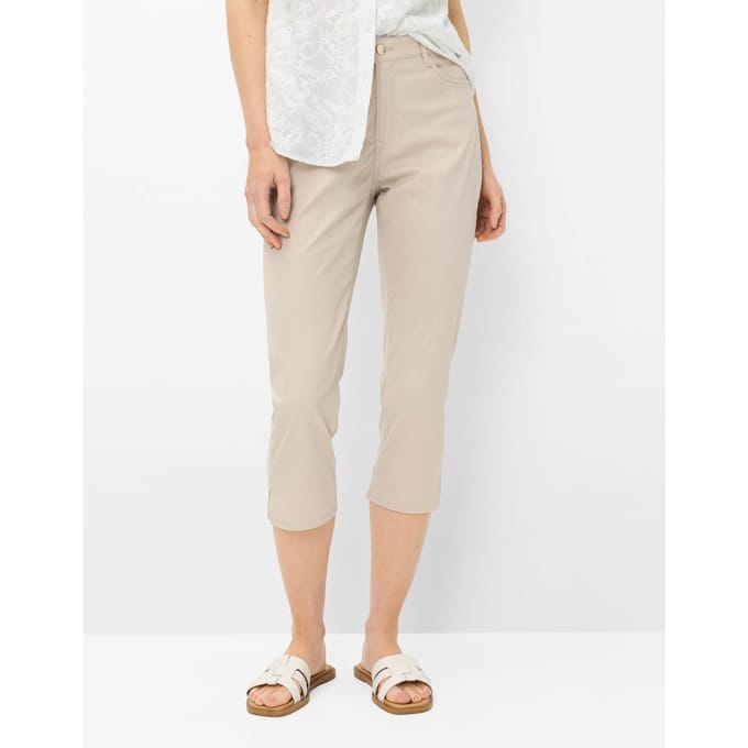 Brax Dames Cap  Style MARY C SOFT GREIGE, lichtbeige, maat 48L
