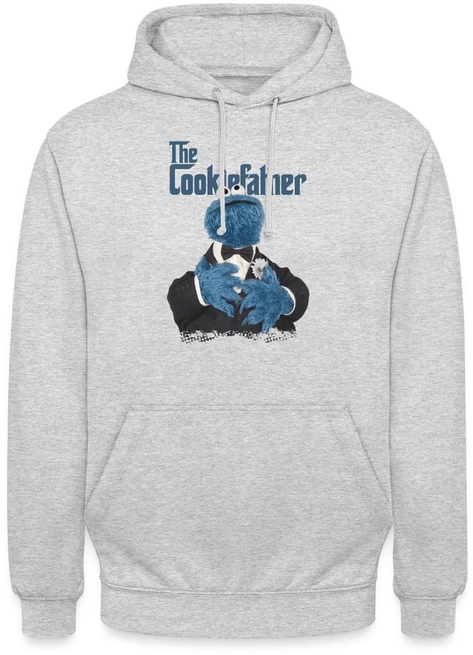 Sesamstraat Koekiemonster The Cookiefather Hoodie Unisex