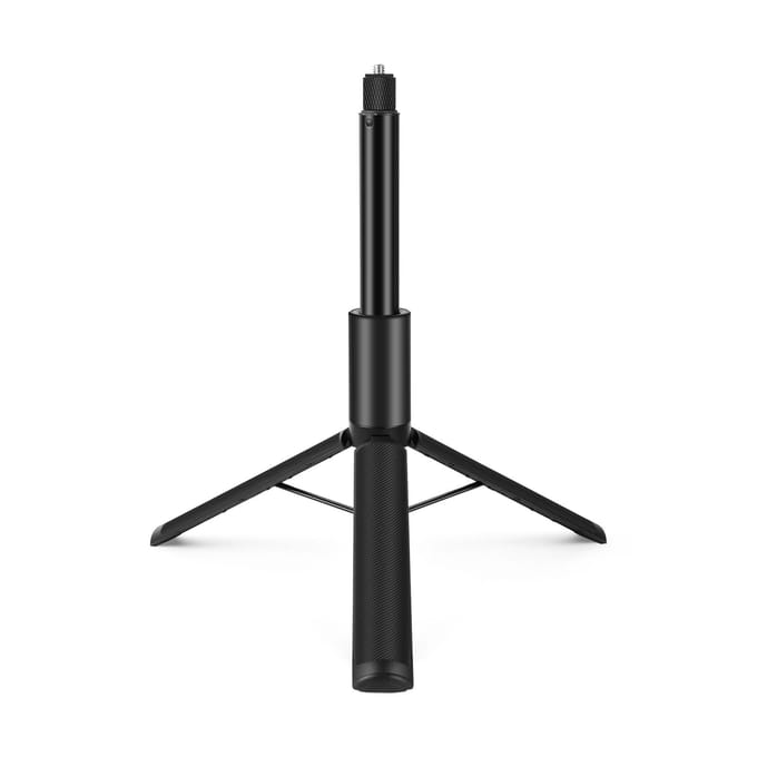 PULUZ PU497B Trépied extensible invisible pour perche à selfie de 1,22 m/48 pouces avec trépied de 1/4 pouce noir