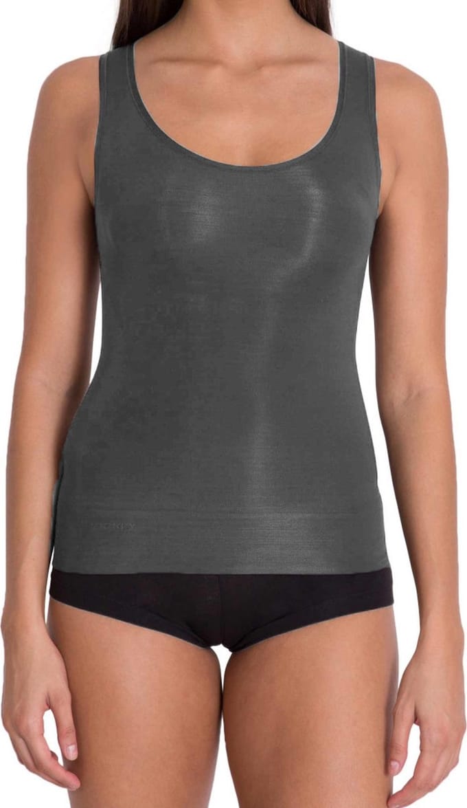 J&C correctie hemd breed bandje 6408 - Shapewear singlet - Correctie - Grijs / S/M