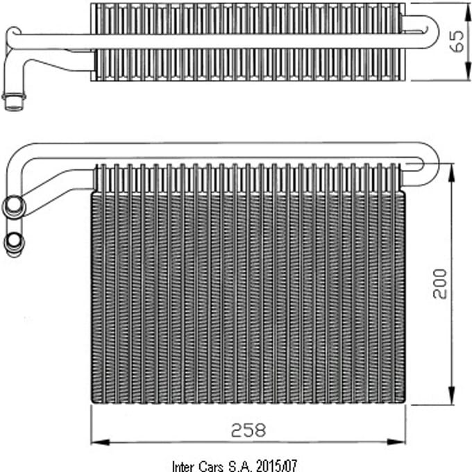Verdamper, airconditioning NRF 36096