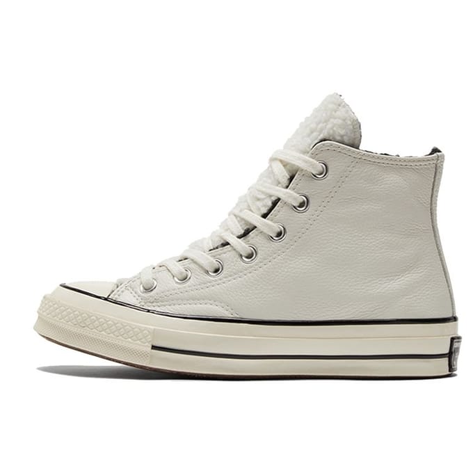 Converse Chuck 70 High Cozy Utility - Egret Unisex Sneakers Wit Zwart 172365C 35 white