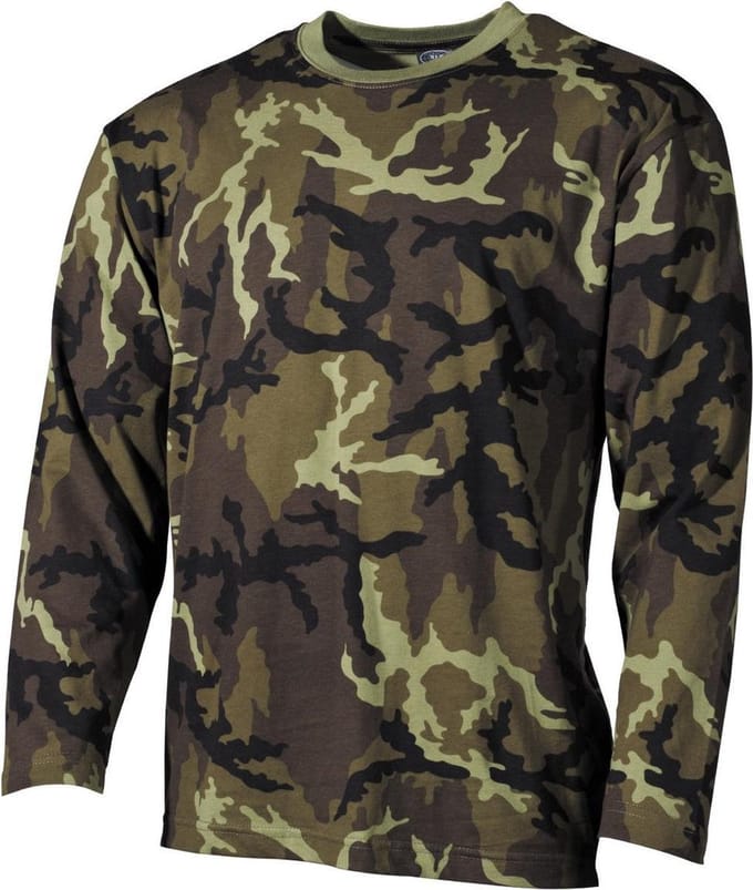 MFH US shirt - Lange mouwen - M 95 CZ camo - 170 g/m² - MAAT XL