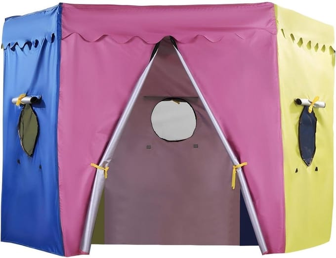 Trampoline Overkapping - Trampoline Dak - Buiten Spelen - UV-Beschermend - 365 cm - Grijs