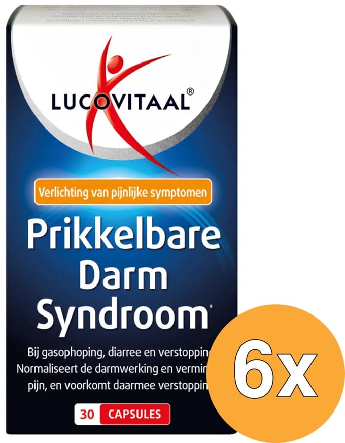 6x Lucovitaal Prikkelbare Darm Syndroom (30 capsules)