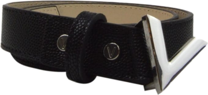 VALENTINO Riem Divina Belt W90 Nero / Argento Zwart