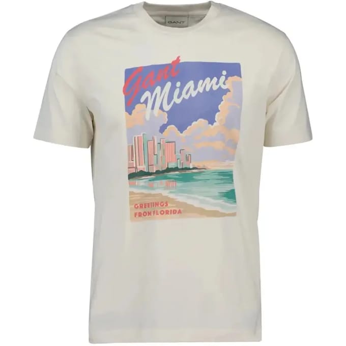 Katoenen T-shirt Gant Graphic