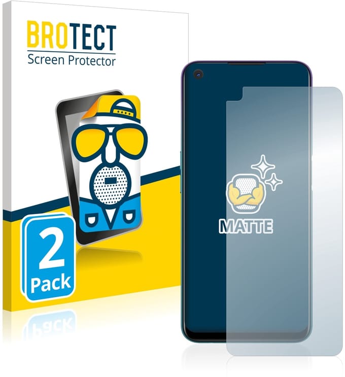 BROTECT - Screenprotector voor Oppo A72 - Folie Beschermfolie matte 2 Stuks