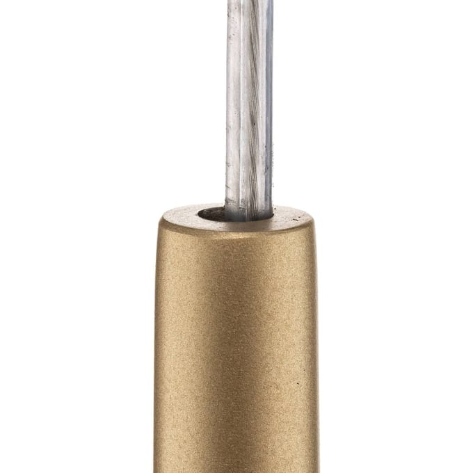 SIGMA Hanglamp Sopel 1, recht, goud mat
