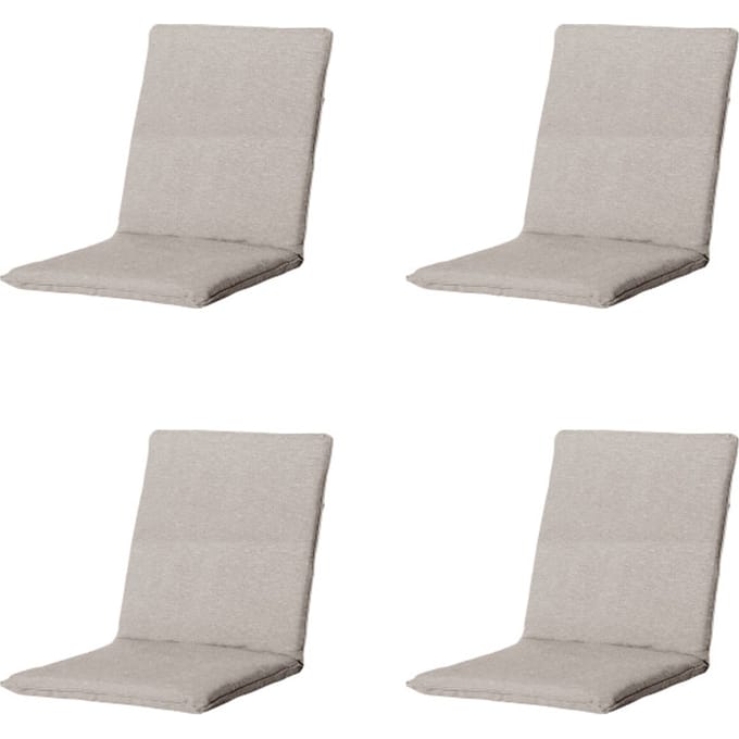 Madison stapelstoelkussen panama - 97x49x5cm set van 4