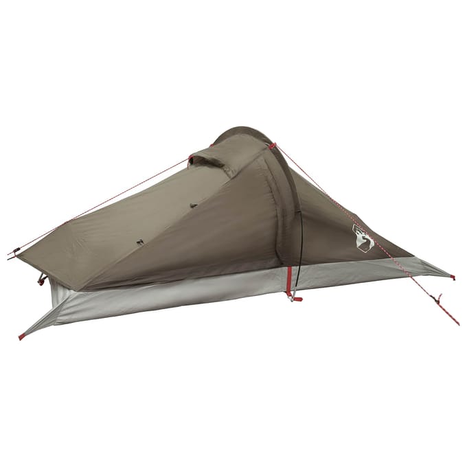 vidaXL - Backpacking - Tent - 2-persoons - Bruin - en - Grijs