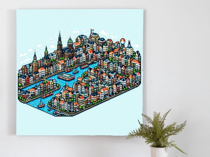 Kunstprint | Wanddecoratie | Canvas | 40 × 40 cm