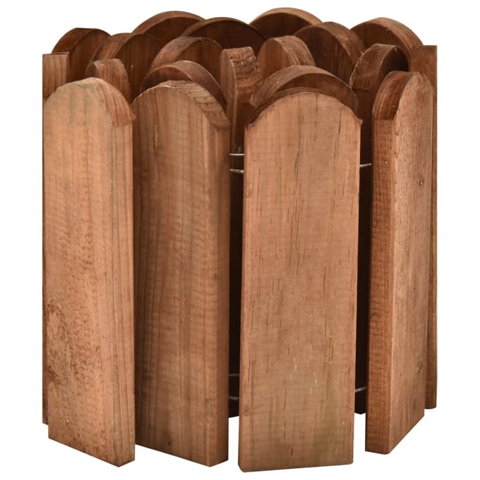 vidaXL - Gazonrand - 120 - cm - geïmpregneerd - grenenhout - bruin