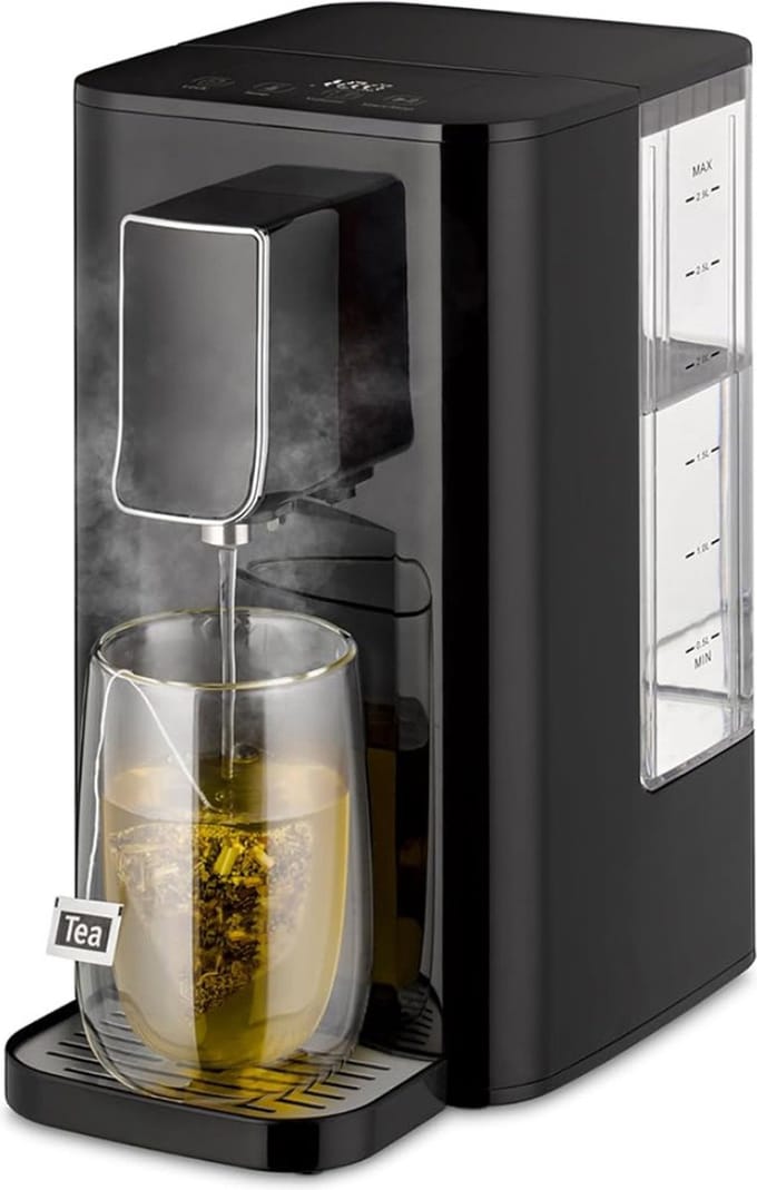 MKSS® Luxe Heetwaterdispenser - Instant Waterkoker - Heetwatertap - Professionele Kwaliteit - Zwart