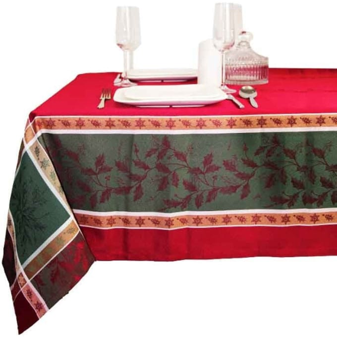 Unique Living - Tafelkleed Oliver - 150x250cm - Rood