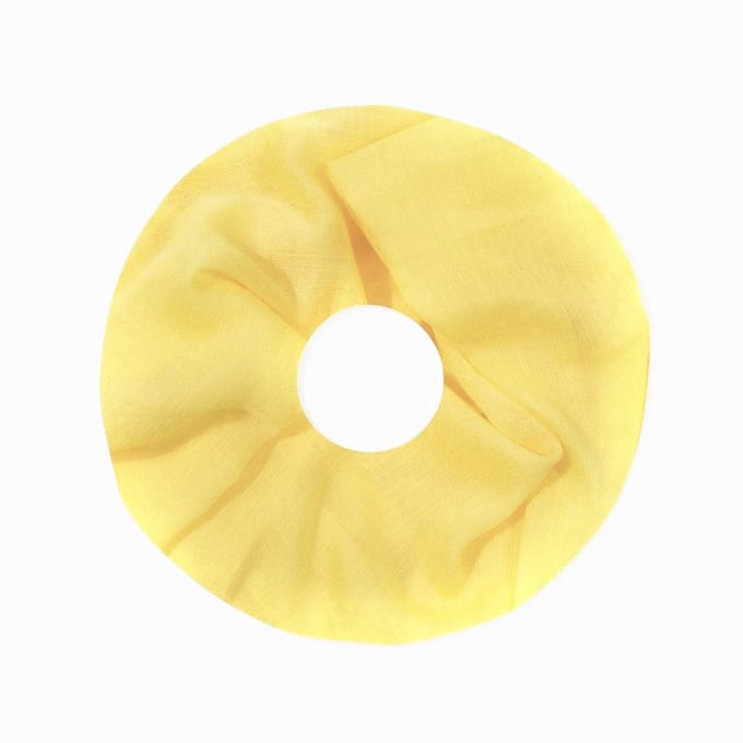 Dunne Colsjaal - Ronde Sjaal - Geel - 80 x 45 cm (0278982741#)