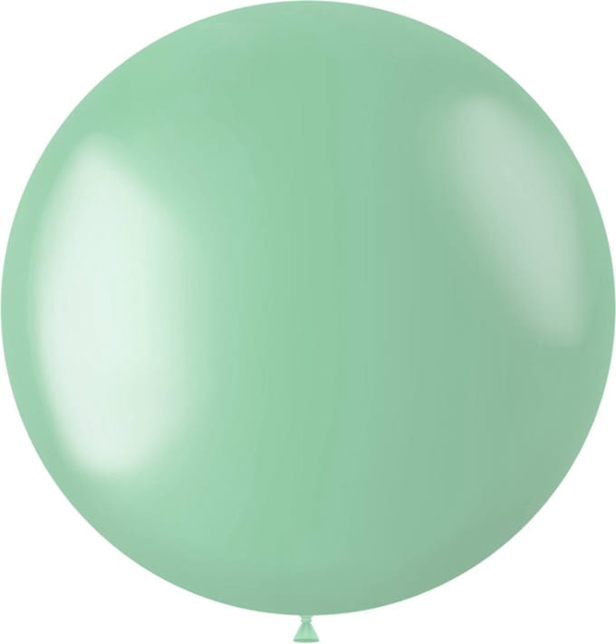 Ballon XL Radiant Minty Green Metallic - 78 cm