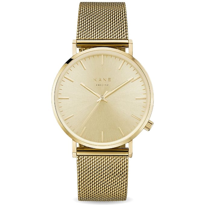 Kane Watches | Gold Rush Gold Mesh
