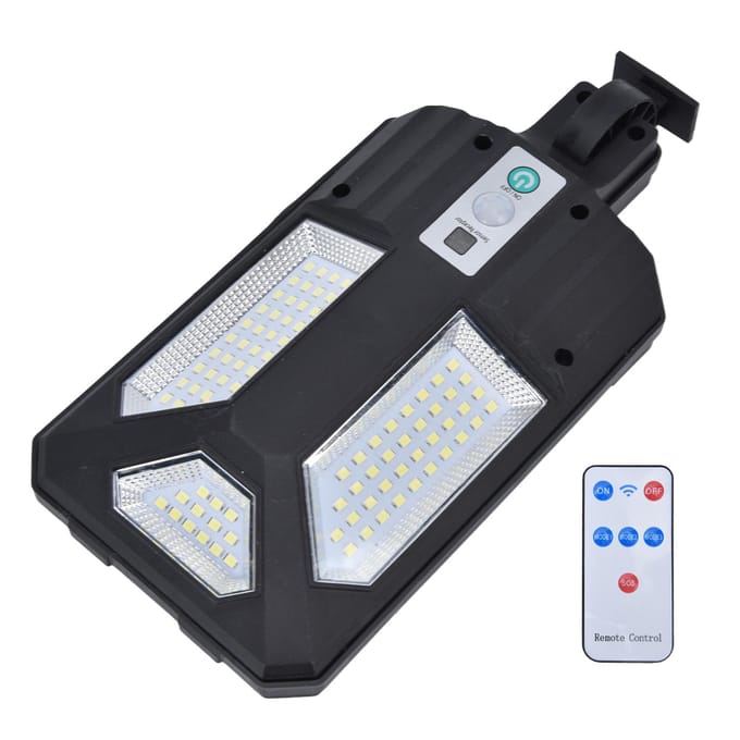 87LED Solarlamp Tuinlamp Bewegingssensor Straatlantaarn IP65 Waterdicht Buiten Wandlamp met