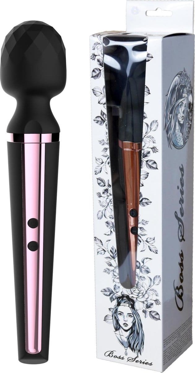 Magic  -Massager Wand-  Vibrator- USB Oplaadbaar- Zwart - 10 Functies